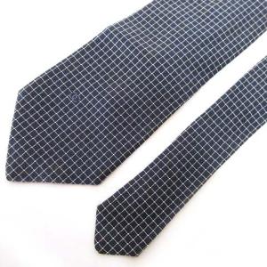 CHANEL シルク100% ネクタイ レギュラータイ ココマーク ロゴ スーツ フォーマル ネイビー イタリア製