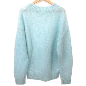 uniform experiment 22AW セーター モヘヤ ハイネック UE-222044 ウール混 3 ブルー