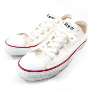 スニーカー カジュアルシューズ キャンバス ローカット ロゴ ホワイト