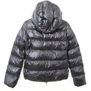 DUVETICA 美品 THIA ダウンジャケット アウター フード フルジップ ナイロン 38 Mサイズ相当 黒 ブラック 01060374