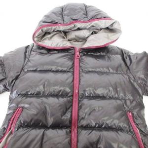 DUVETICA 美品 THIA ダウンジャケット アウター フード フルジップ ナイロン 38 Mサイズ相当 黒 ブラック 01060374