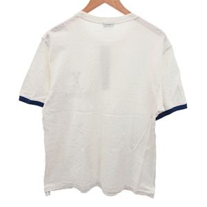 WAREHOUSE ヘラーズカフェ Tシャツ 半袖 クルーネック プリント コットン 40 ホワイト