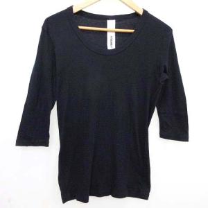 ATTACHMENT 6枚セット Tシャツ 七分袖 カットソー トップス Uネック 無地 ブラック ネイビー ホワイト