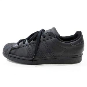 adidas EG4957 スーパースター スニーカー ローカット レザー 27cm ピュアブラック