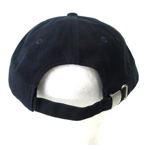 HUMAN MADE 6パネル キャップ 帽子 ロゴ刺繍 ストラップバック F ブラック