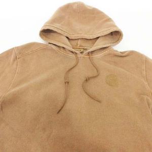 Carhartt WIP バースペイズリー パッチ パーカー フーディ トップス 長袖 M 茶 ブラウン