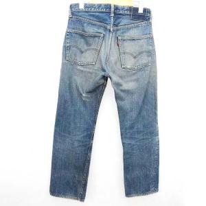 Levi's 60s ヴィンテージ 501 デニムパンツ セルビッチ ストレート ボタン裏8 W30 ブルー