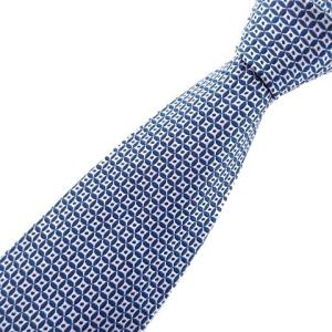 Cravatte ネクタイ レギュラータイ シルク 総柄 紺 ネイビー GY08 A1223