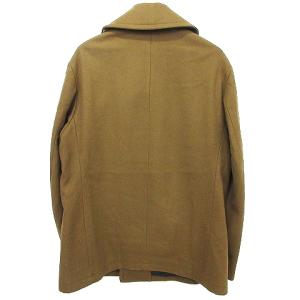 A.P.C. 90s ヴィンテージ フランス製 Ｐコート メルトン ロング ウール L ブラウン