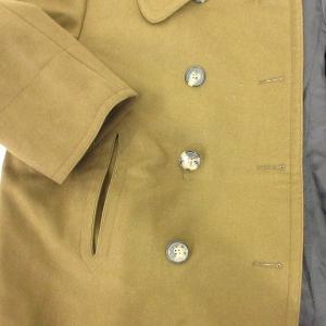 A.P.C. 90s ヴィンテージ フランス製 Ｐコート メルトン ロング ウール L ブラウン