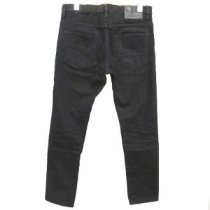 TAKAHIROMIYASHITATheSoloIst. × MINEDENIM マインデニム 21AW ブラックデニム パンツ ストレッチ スリム テーパード 6ポケット ジーンズ