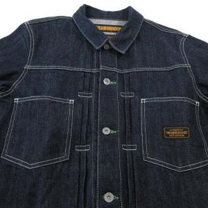 NEIGHBORHOOD 19SS STOCKMAN デニムジャケット ジージャン プリーツ M 紺