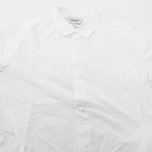 YAECA コンフォート シャツ スタンダード 長袖 トップス ポケット M 白 ホワイト IBO33