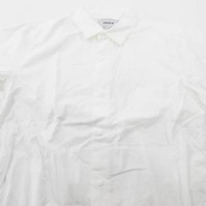 YAECA コンフォート シャツ スタンダード 長袖 トップス ポケット M 白 ホワイト IBO33