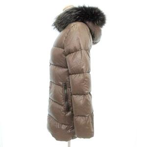 DUVETICA KAPPA ダウンコート フィンラクーンファー取り外し可能 42 M 茶 ブラウン IBO33 A0113