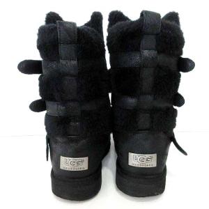 UGG australia BECKET ブーツ ムートン シープスキン ミドル丈 ボア 25cm ブラック