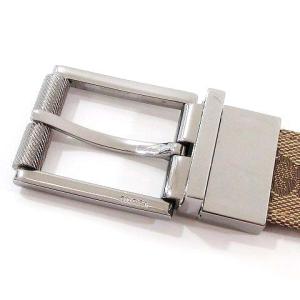 GUCCI GGキャンバス ベルト 121295 レザー イタリア製 80.30 ベージュ IBO33