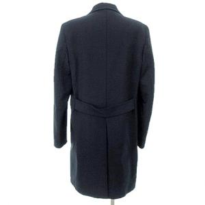 PRADA ナイロン 中綿 チェスターコート アウター 44 黒