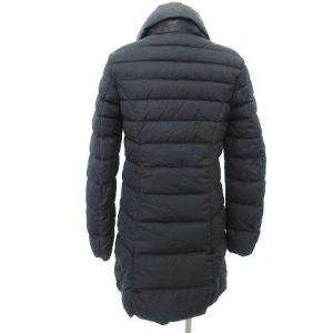 DUVETICA GALINZIA ダウンコート ロング アウター ナイロン 40 Mサイズ相当 紺 ネイビー IBO33