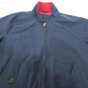 Baracuta ブルゾン G9 ハリントンジャケット スウィングトップ アウター 長袖 40 Lサイズ相当 紺 ネイビー 英国製 IBO33