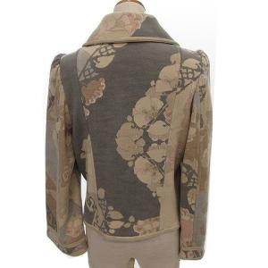 LEONARD PARIS Ｐコート 総柄 40 グレージュ