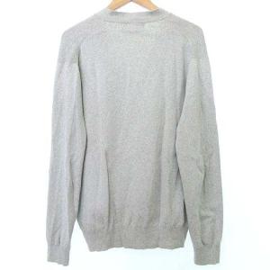 POLO RALPH LAUREN ピマコットン カーディガン ニット 長袖 Vネック トップス 国内正規 M ライトグレー U90