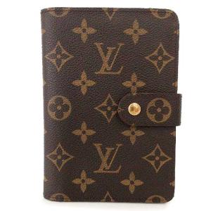 M61207 モノグラム ポルトパピエ・ジップ 財布 レザー ブラウン