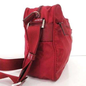 PRADA ナイロン ショルダーバッグ クロスボディ イタリア製 赤 レッド U180