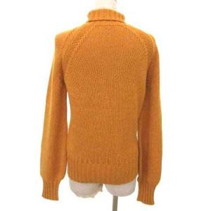 VALENTINO 長袖 ニット セーター タートルネック ラグラン F 黄 イエロー AA U180