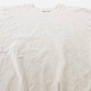 AMERICANA スウェット トレーナー カットソー 長袖 プルオーバー バックロゴ プリント F オフホワイト 白