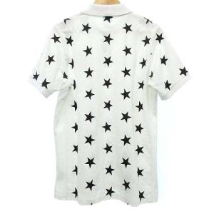F.C.Real Bristol TOUR POLO SHITS ポロシャツ 半袖 スター プリント トップス M 白 ホワイト U180