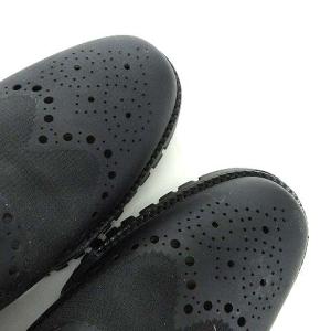 COLE HAAN 美品 ゼログランド ビジネスシューズ スニーカー メダリオン 軽量 8.5M 26cm 黒 ブラック U180