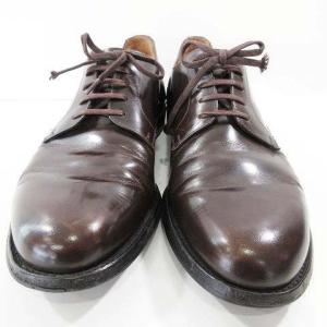 Church's プレーントゥ ビジネスシューズ 革靴 レザー フォーマル 約26.0?p 茶 ブラウン IBO35