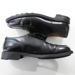 Crockett & Jones Uチップ ビジネスシューズ 革靴 フォーマル シューズ 約27.5?p 黒 ブラック IBO35