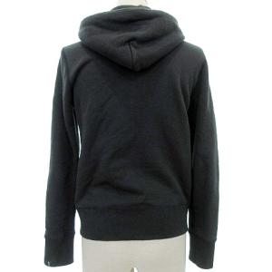 MHL. ×ループウィーラー LOOPWHEELER スウェット パーカー フーディー ダブルジップ 2 M チャコールグレー IBO33