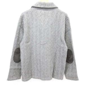 International Gallery BEAMS 美品 ニット カーディガン ショールカラー トップス 長袖 ウール L グレー 日本製 U90