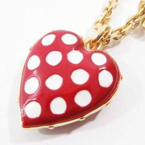 Christian Dior アムール 20AW ネックレス ペンダント ハートモチーフ スター ロゴプレート 金メッキ ゴールドカラー U180