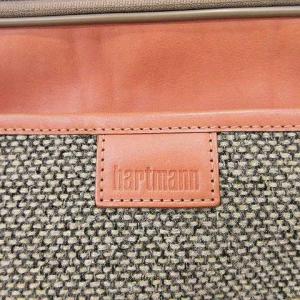 HARTMANN ブリーフケース 2WAY ツイード レザー コンビ ビジネス カーキ IBO35