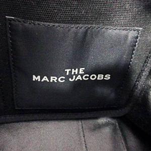MARC JACOBS トートバッグ THE TOTE BAG ミディアム キャンバス A4対応 ワンショルダー 黒 ブラック IBO35