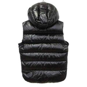 TATRAS ダウンベスト フード ジップ ナイロン 01 S 黒 ブラック IBO35 U180