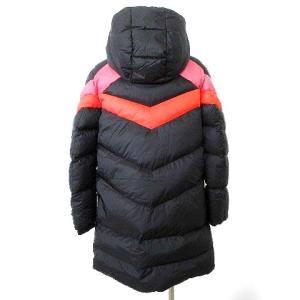 DIESEL 近年 ダウンコート ロング ナイロン ジャケット 国内正規 S 黒 ブラック IBO35