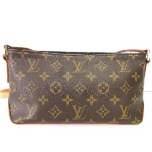 LOUIS VUITTON M51240 モノグラムトローター ショルダーバッグ USA製 ポシェット 茶