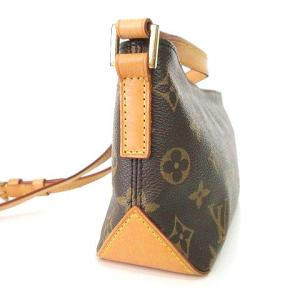 LOUIS VUITTON M51240 モノグラムトローター ショルダーバッグ USA製 ポシェット 茶