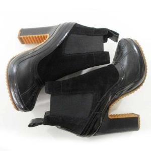 sacai × ピエール アルディ PIERRE HARDY ショートブーツ アンクルブーツ レザー スエード サイドゴア ハイヒール