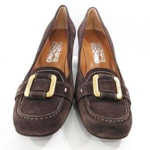 Salvatore Ferragamo パンプス スエード ヒール 靴 7 1