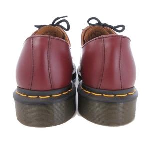 Dr.Martens 3ホール レザーブーツ 1461 ローカット プレーントゥ UK7 26cm エンジ U90