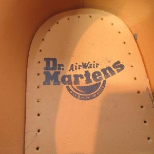Dr.Martens 3ホール レザーブーツ 1461 ローカット プレーントゥ UK7 26cm エンジ U90