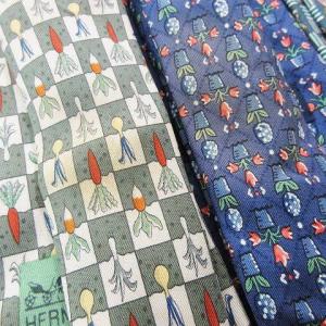 HERMES シルク ネクタイ レギュラータイ 5本セット 総柄 各色あり IBO35