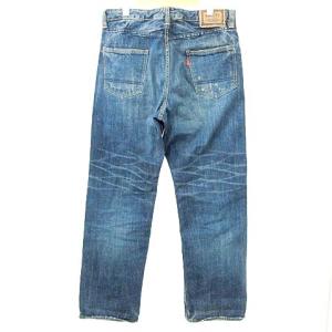 COOTIE デニム パンツ クラッシュ&リペア加工 ストレート ボタンフライ L インディゴ U180 A0207