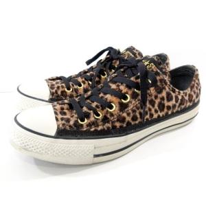 レオパード 2 OX スニーカー ローカット 起毛 26.5cm 茶 ダークブラウン U90 A0208